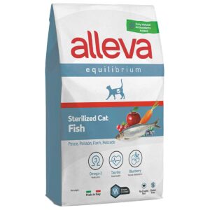 Alleva Equilibrium Adult Cat Sterilised Fish 1.5kg (Ψάρι)